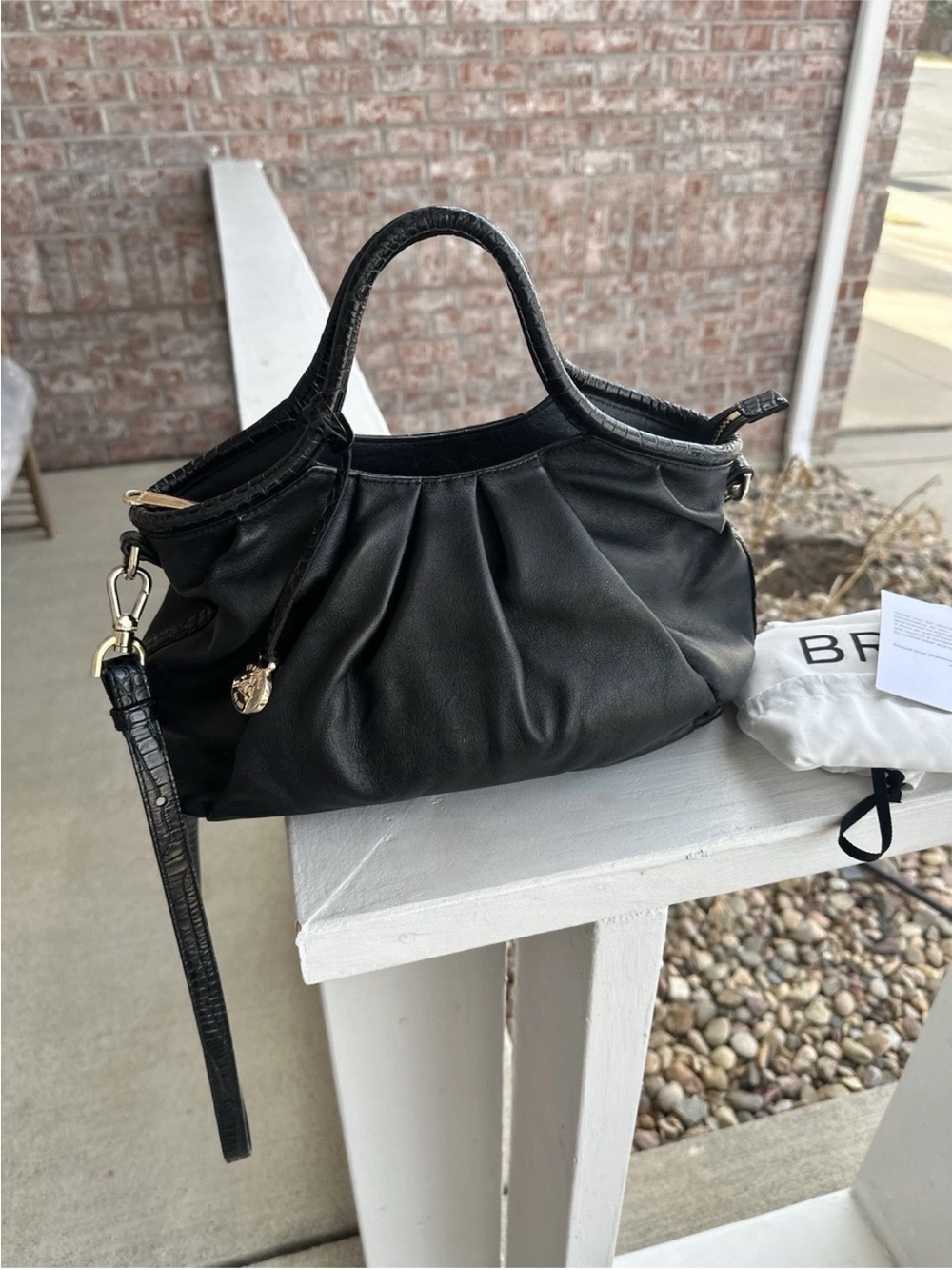 Brahmin small Elaine black haiku